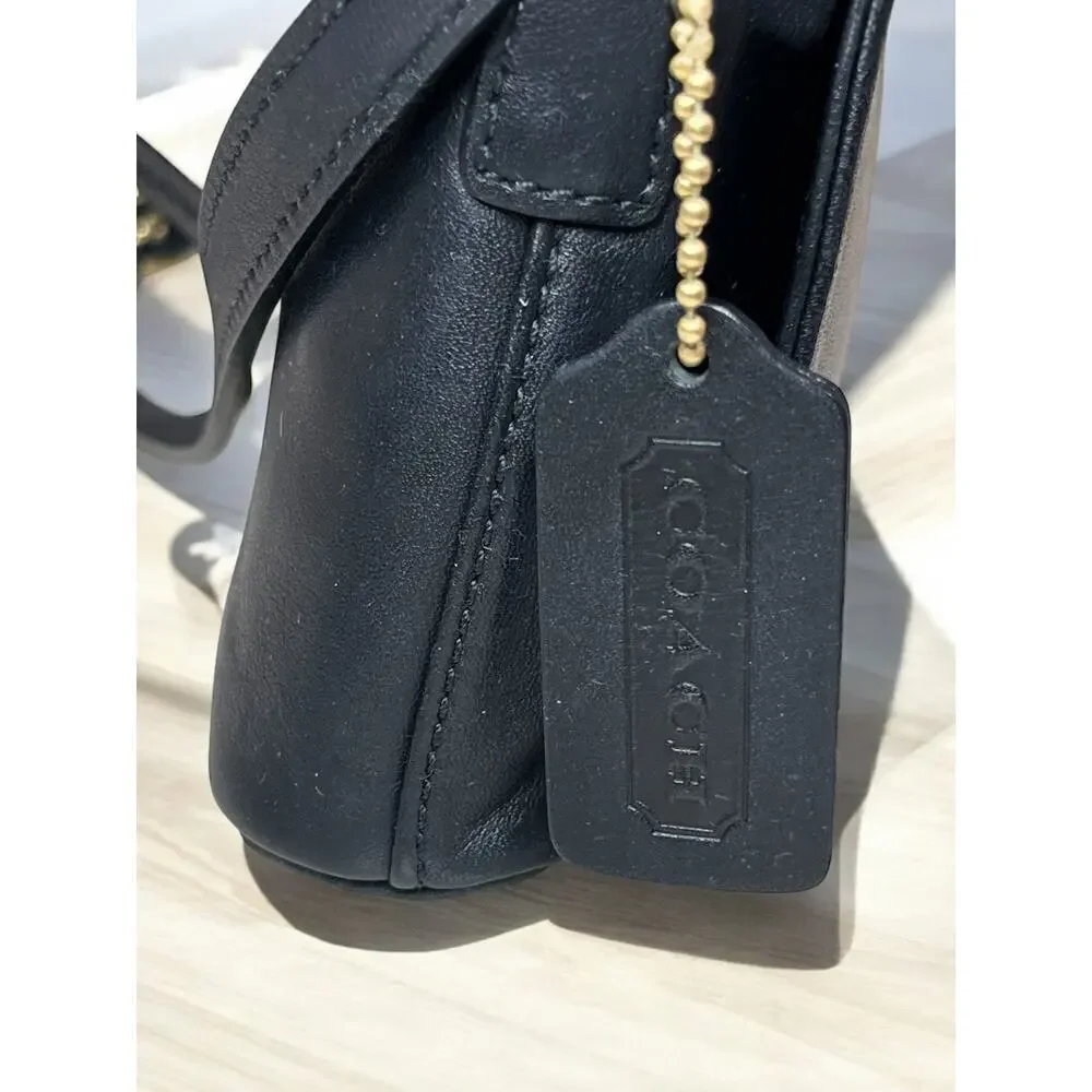 Vintage Coach 9599 Leather Legacy Demi Flap Bag